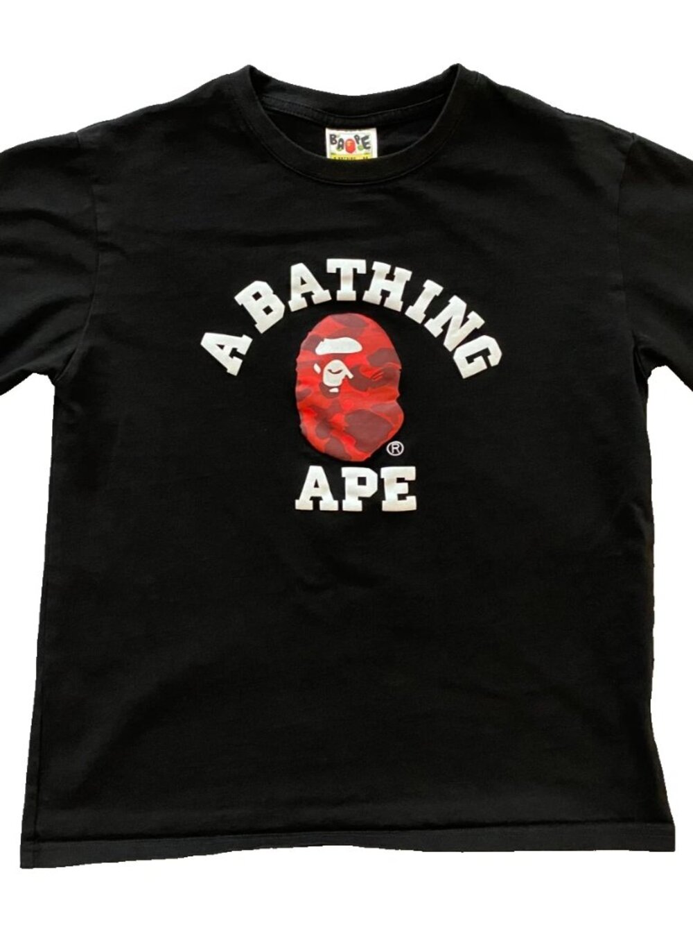 A Bathing Ape BAPE OG Red Camo Ape Head Graphic T-Shirt
